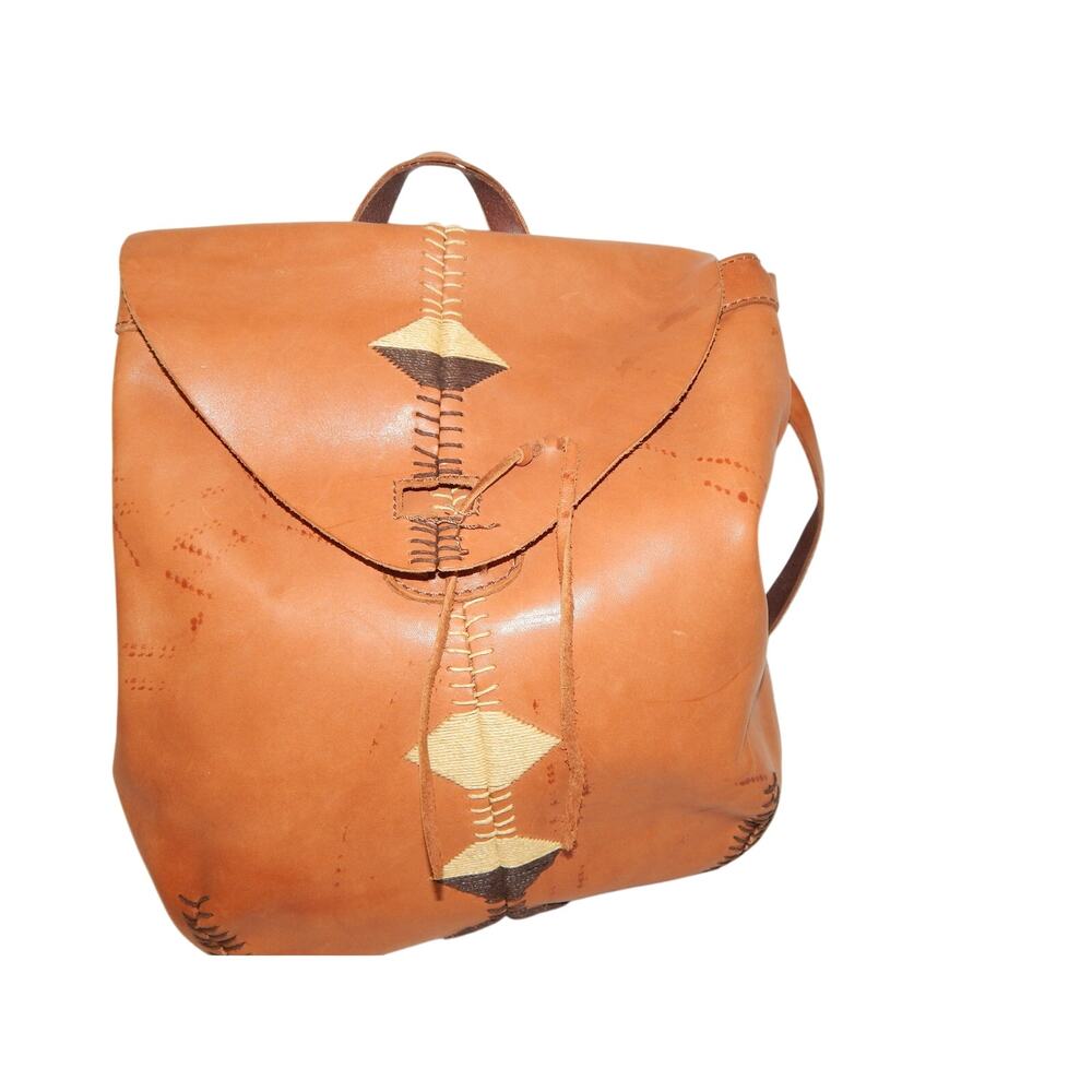 Lucky Brand Tan Leather Back Pack Handbag